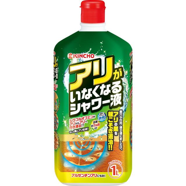 【送料込・まとめ買い×12個セット】大日本除虫菊 金鳥 KINCHO アリがいなくなる シャワー液 1000mL
