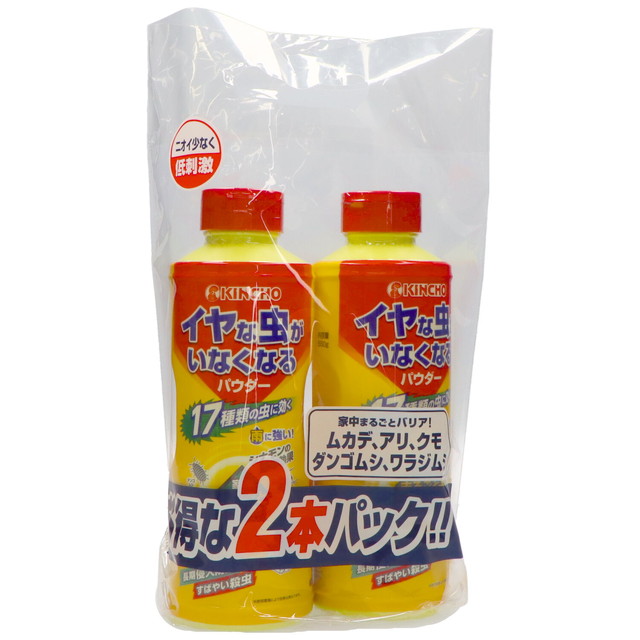 【送料込・まとめ買い×10個セット】大日本除虫菊 キンチョー イヤな虫がいなくなるパウダー 550G×2本パック