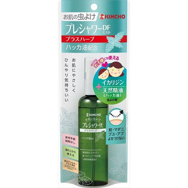 【送料込・まとめ買い×10個セット】大日本除虫菊 金鳥 お肌の虫よけ プレシャワー DF ミスト プラスハーブ 100ml
