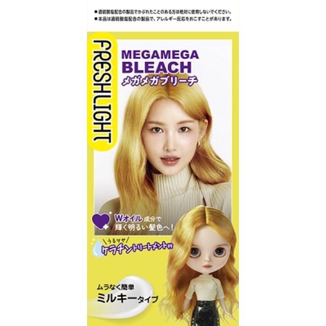 【送料込・まとめ買い×36個セット】ヘンケルジャパン フレッシュライト メガメガブリーチ ミルキータイプ ヘアブリーチ