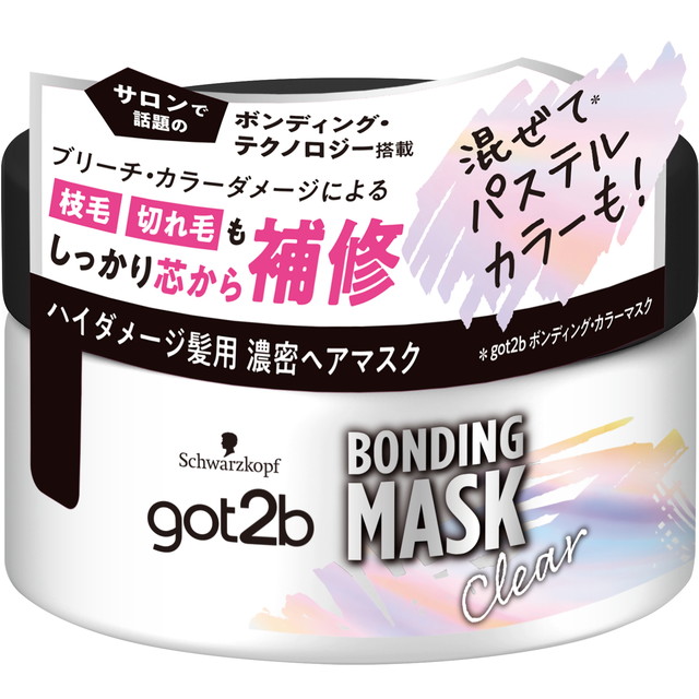 【送料込・まとめ買い×6個セット】ヘンケルジャパン got2b ゴットゥービー ボンディングマスク クリア 200g ブリーチカラー髪用トリートメント