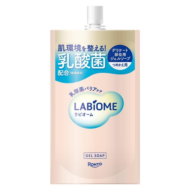 【送料込・まとめ買い×10個セット】ロート製薬 ラビオーム バリアビオソープ つめかえ用 デリケート部位用 ジェルソープ 150mL