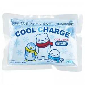 （100個セット）（ネコポス配送）保冷剤　クールチャージ200g　　日本製
