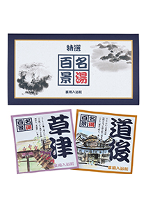 （200個セット）薬用入浴剤　名湯百景　ギフトセット（三つ折2包入）　日本製