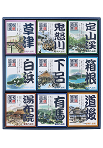 (6個セット)薬用　入浴剤　名湯百景　ギフト　セット（30包入）　日本製