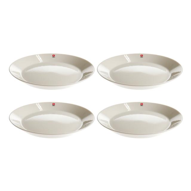イッタラ (iittala) ティーマ プレート 21cm ホワイト 4pcsセット【箱に多少の擦れあり・ギフト包装不可】