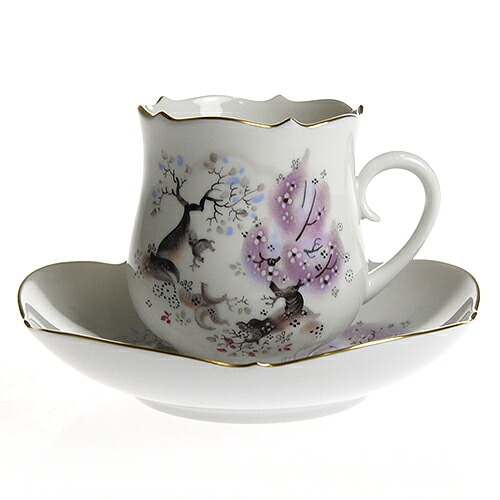 マイセン (Meissen) アーモンドの木 コーヒーカップ＆ソーサー