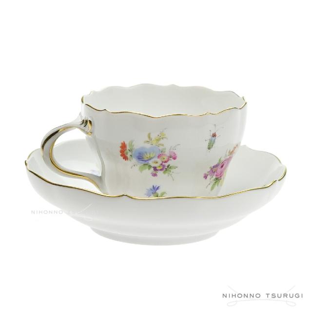 マイセン (Meissen) スキャタードブーケ コーヒーカップ＆ソーサー 582_1