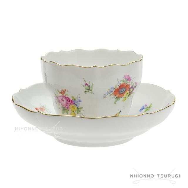 マイセン (Meissen) スキャタードブーケ コーヒーカップ＆ソーサー 582_2