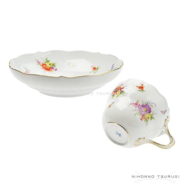 マイセン (Meissen) スキャタードブーケ コーヒーカップ＆ソーサー 582_4