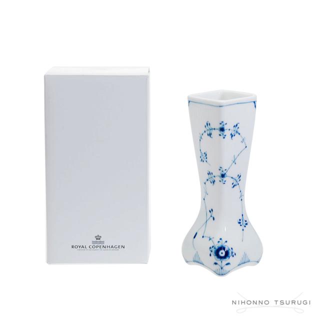 ロイヤルコペンハーゲン ブルーフルーテッド プレイン ヴィンテージベース 12cm 1-101-676