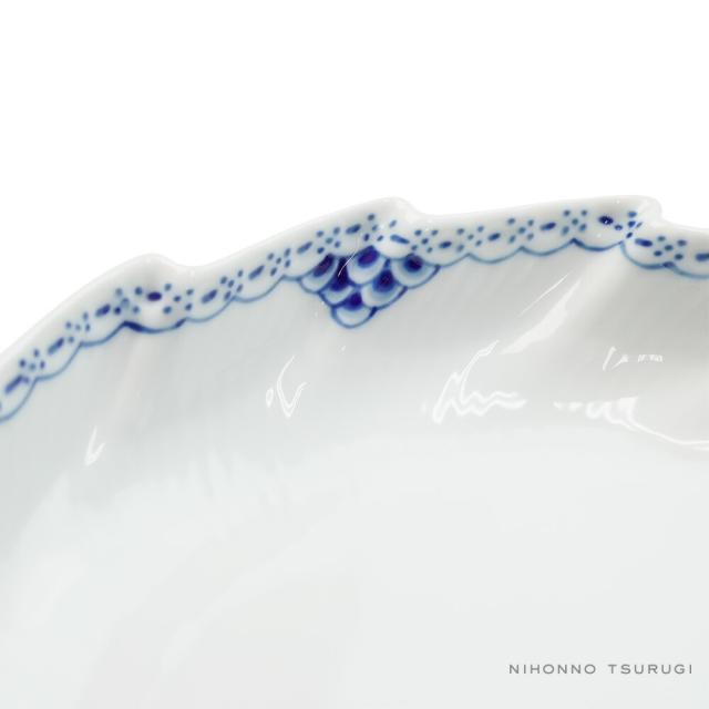 ロイヤルコペンハーゲン プリンセス リーフディッシュ23cm 104-357_4