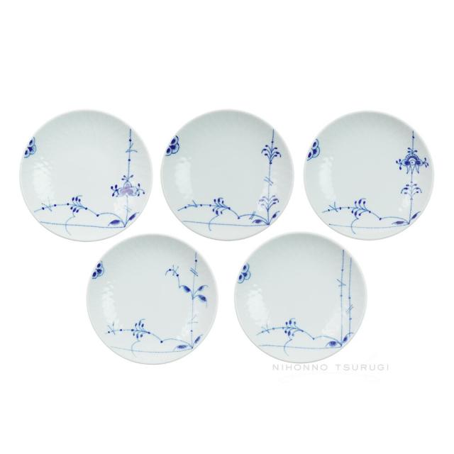 ロイヤルコペンハーゲン ブルーパルメッテ プレート 10cm 5柄セット 2-500-904