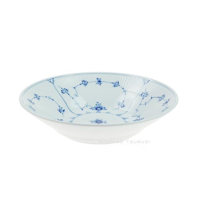 ロイヤルコペンハーゲン ブルーフルーテッド プレイン ディーププレート 24cm 1-101-606