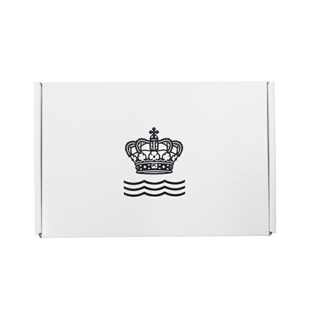 ロイヤルコペンハーゲン ブルーフルーテッド フルレース クレセントディッシュ 22cm 1-103-352