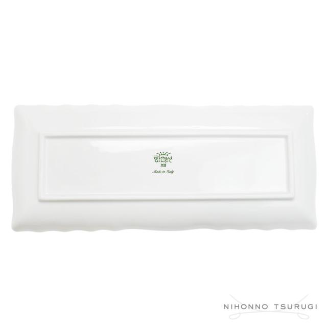 ジノリ1735 ベッキオジノリホワイト 長方形皿 28cmx12cm (旧リチャードジノリ)