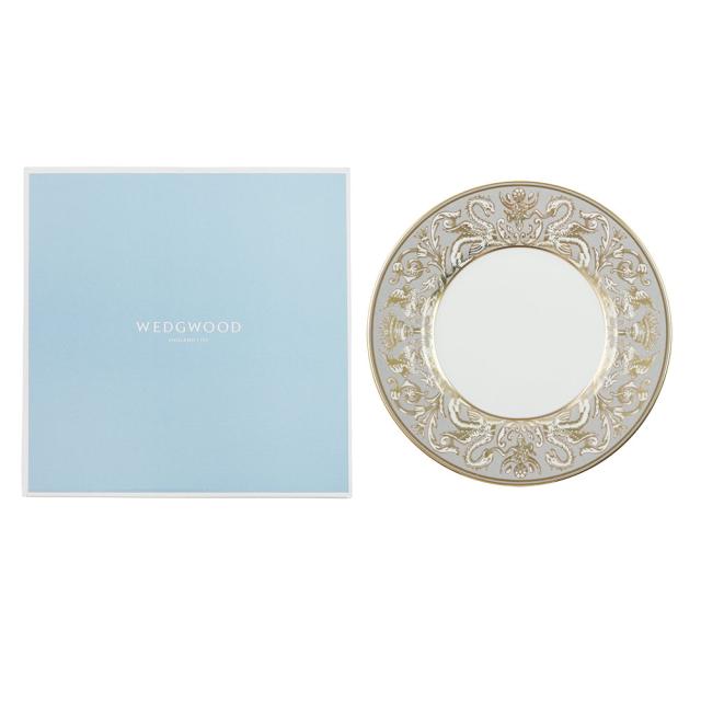 ウェッジウッド (WEDGWOOD) ルネッサンス グレイ アクセントプレート 23cm