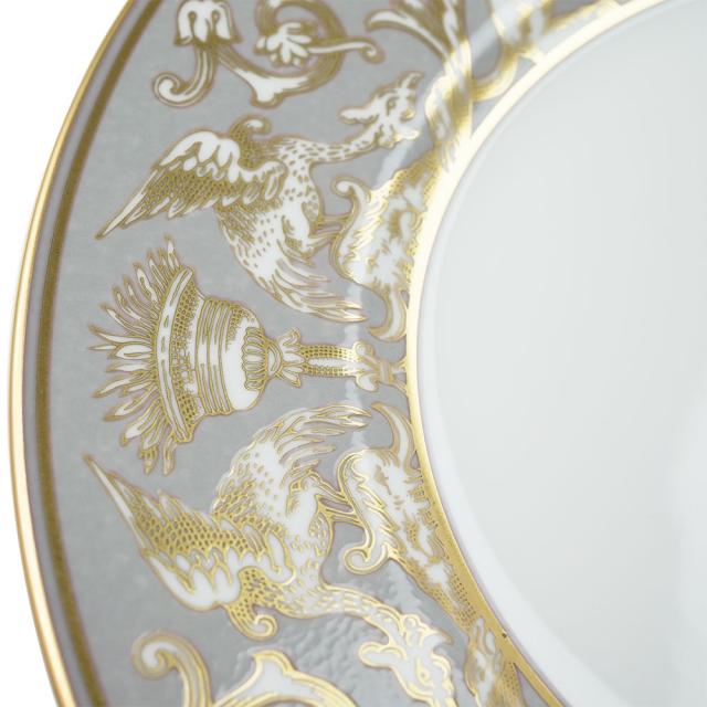 ウェッジウッド (WEDGWOOD) ルネッサンス グレイ アクセントプレート 23cm_4