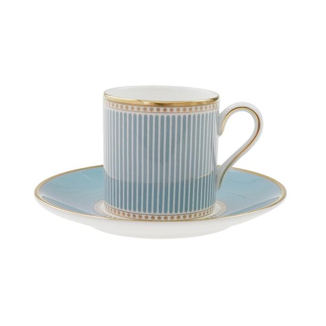 ウェッジウッド (WEDGWOOD) ヘリア コーヒーカップ＆ソーサー (ボンド)