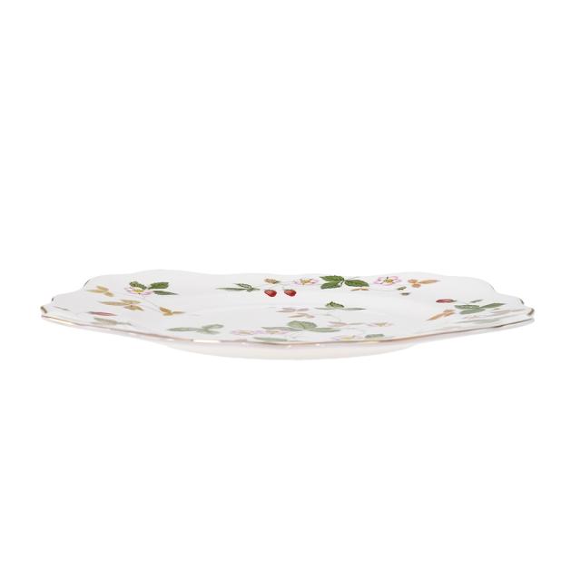 【イギリス製】ウェッジウッド (WEDGWOOD) ワイルドストロベリー デザートスクエア 21cm_1