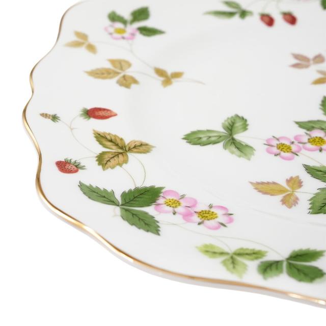 【イギリス製】ウェッジウッド (WEDGWOOD) ワイルドストロベリー デザートスクエア 21cm_3