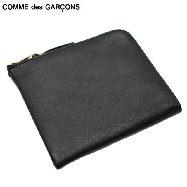 COMME des GARCONS コムデギャルソン L字ファスナー ミニ財布 コンパクト コインケース BLACK/ブラック SA3100 コムデギャルソン 財布 コインケース CLASSIC LEATHER LINE