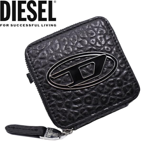 DIESEL ディーゼル リストバンド付き コインケース キーリング付き ブラック JARETT X08994 P4652 T8013 ディーゼル 財布 diesel 財布 メンズ レディース