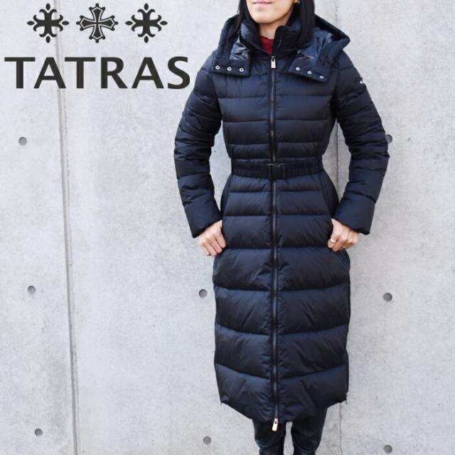 TATRAS タトラス ロング丈ダウンコート BLACK/ブラック LJXA0066010528 HELICONIA ヘリコニア タトラス ダウン レディース ダウンジャケット