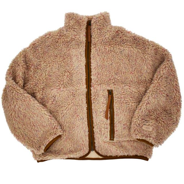 UGG アグ レディースジャケット WHITE PEPPER フリース マーレーン コンフェッティ スタンドカラー フリース レディース 1173392 W MARLENE CONFETTI JACKET_1
