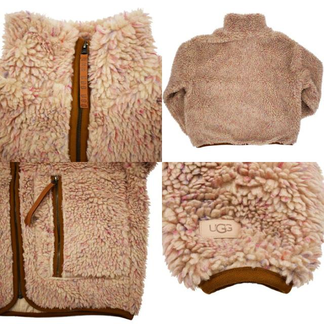 UGG アグ レディースジャケット WHITE PEPPER フリース マーレーン コンフェッティ スタンドカラー フリース レディース 1173392 W MARLENE CONFETTI JACKET_3
