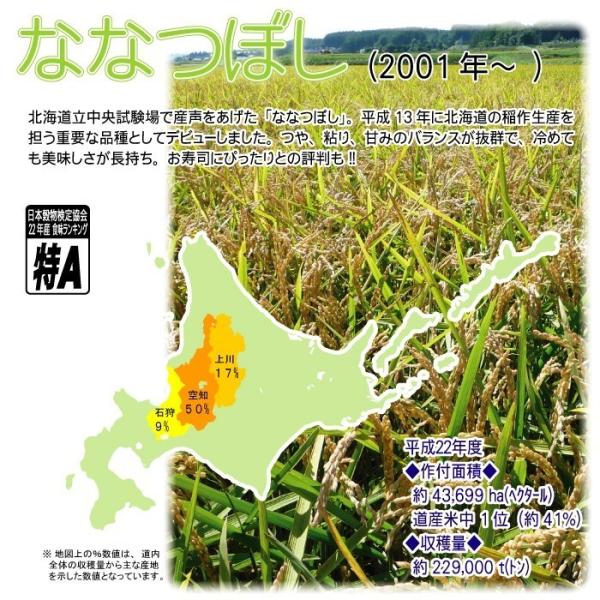 令和7年産 北海道産（当麻産）お米 10kg ななつぼし (5kg詰×2袋) 送料無料 白米 10kg 米 10kg 真空パック対応【せーる】_1