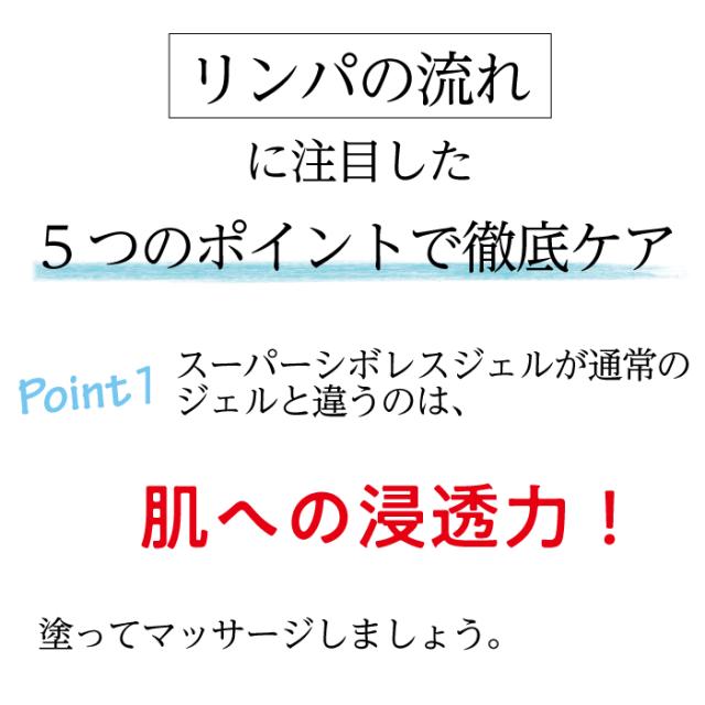 【リンパマッサージ用ジェル】 スリミングジェル スーパーシボレスジェル1000g マッサージジェル 透明感 保湿 潤い 乾燥 ハリ 引き締め 敏感肌 乾燥肌 太もも 下半身 二の腕 むくみ ふくらはぎ セルフケア ビセキ_2