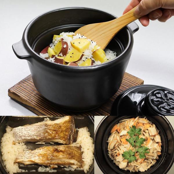 究極のごはん鍋 HACHI 3合炊 【レシピ付】 有田焼 八右衛門窯 お鍋 ご飯鍋 炊飯器 直火 電子レンジ オーブン 冷凍 食洗機 乾燥機 遠赤外線 大慶 日本製 CRC-2b ※配送除外地域あり_3