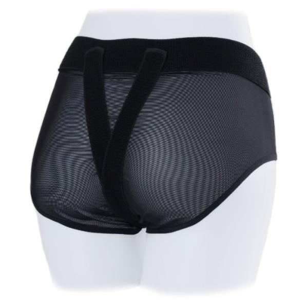 キタザト 骨盤底サポーター メッシュ生地 ブラックM・L【全国送料無料】下着の上から装着 サポート ショーツタイプ 黒色 骨盤臓器脱 子宮脱 骨盤底筋 日本製