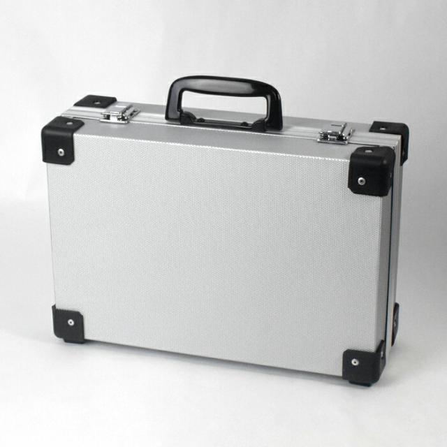 ジュラルミン ケース アルミ アタッシュケース アルミケース 小物入れ 工具箱 小型 救急箱 ジュラルミンケース ビジネスバッグ アルミトランク 収納ケース 仕切り付き ポケット 救急 箱 ケース 持ち運び 軽量 小物収納 小物収納ケース ビジネスバッグ