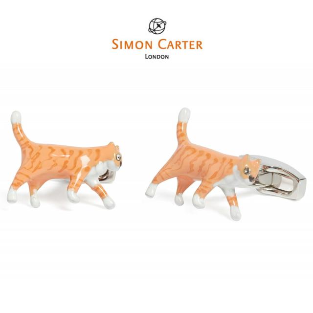 カフス ブランド サイモンカーター Simon Carter gingertom ジンジャートム　猫　ネコ  ギフト プレゼント 送料無料