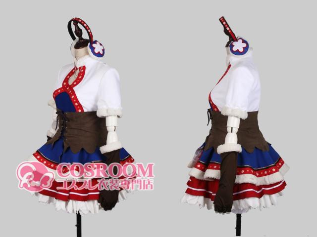 優しいことライブ! Lovelive! 12月 雪山編 起こすこと後 星空凛 コスプレ御召しもの  cosplay仮面舞踏会 ウィッグ加えること能力のある