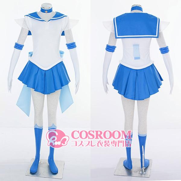 美少女下士官兵乗り組み員お月さまSuperS セーラーマーキュリー コスプレ御召しもの cosplay仮面舞踏会 ウィッグ加えること能力のある