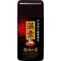 ◆10個セット/アース製薬 温素 琥珀の湯 600g とろさら美肌湯