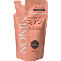 ◆10個セット/第一三共ヘルスケア  MINON ミノン 薬用全身シャンプー しっとりタイプ つめかえ用 380ml