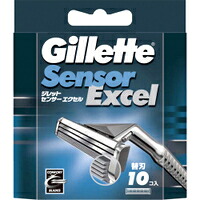 ◆5個セット/【メール便送料無料】P&G Gillette ジレット センサーエクセル専用替刃10個入 [P&G(プロクター・アンド・ギャンブル)]