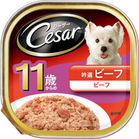 【1入れもの】【お取り寄せ客体品】シーザー 11歳からの 吟撰牛肉 100g [マースジャパンリミテッド] *96個