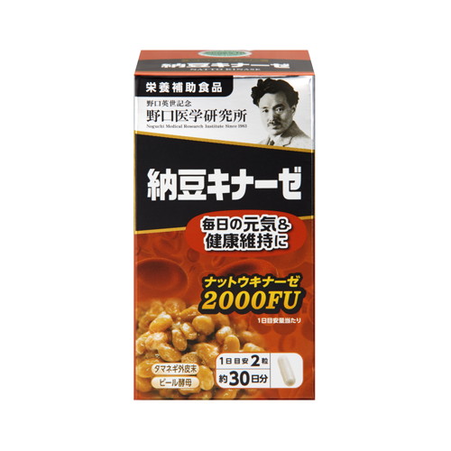 ◆6個セット/納豆キナーゼ 栄養補助食品 ナットウキナーゼ 2000FU 60粒 [野口医学研究所]