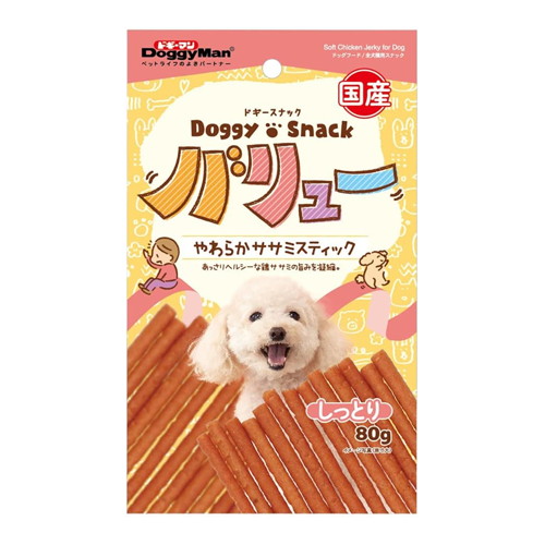 【1ケース】【お取り寄せ対象品】ドギーマンハヤシ DSVやわらかササミST 80g [ドギースナックバリュー] *80個