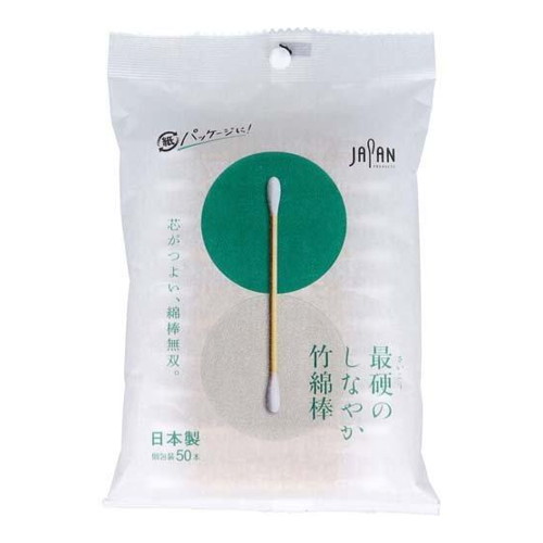 ◆100個セット/【お取り寄せ対象品】平和　最高のしなやか竹綿棒　５０本袋入 [平和メディク]