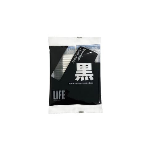 ◆60個セット/平和　ライフブラック綿棒　４０本 [平和メディク]