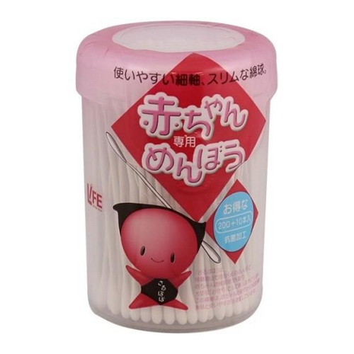 ◆60個セット/平和　赤ちゃん専用めんぼう　２１０本 [平和メディク]