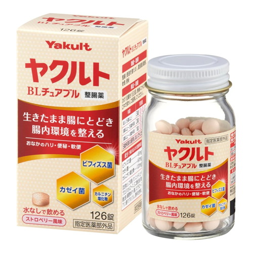 ◆6個仕かける/ヤクルトＢＬチュアブルセイチョウヤク 126錠[ヤクルト中央局]