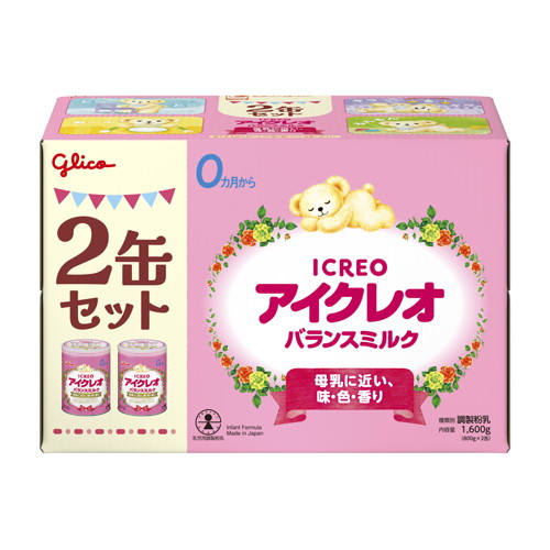 ◆3個セット/【お取り寄せ対象品】バランスミルク800ｇ2缶セット [江崎グリコ（アイクレオ）] 16,657円