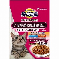 【1ケース】【お取り寄せ対象品】ユニ・チャーム ねこ元気 下部尿路の健康維持用 まぐろ・白身魚・かつお入り 1600g [ユニ・チャームペットケア] *6個